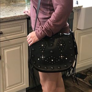 🔥SALE🔥Coach large saddle bag with western rivets